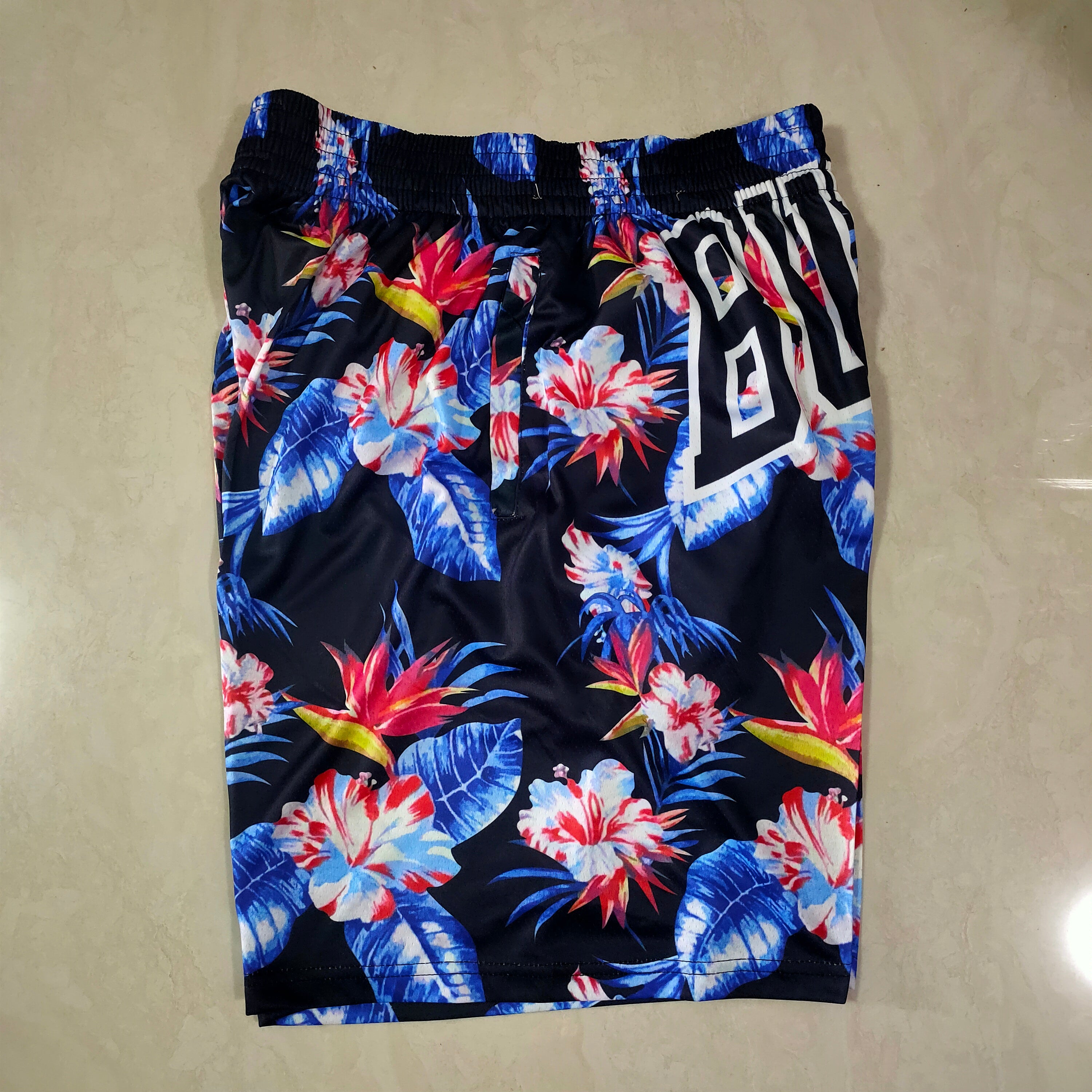 chicago bulls mitchell&ness floral pocket pants