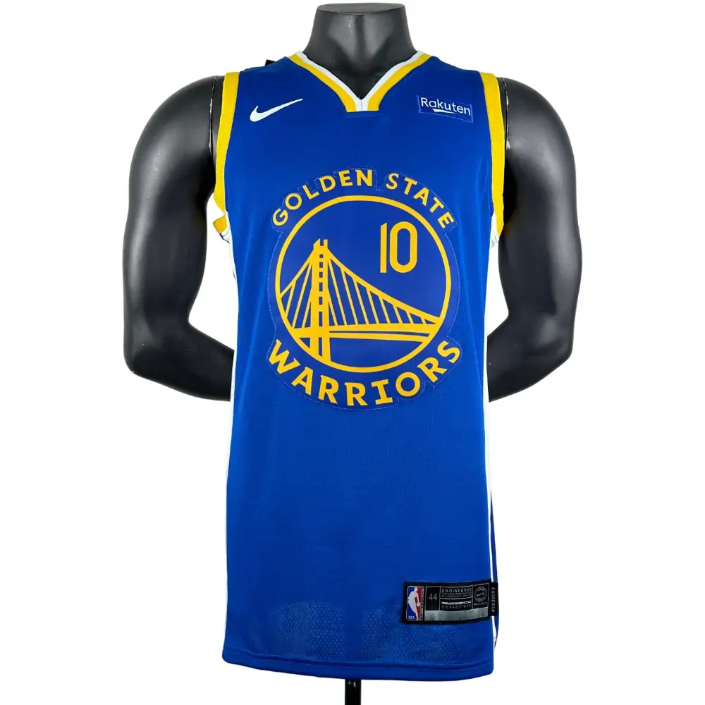 Embroidered Warriors V-neck blue No. 10 Butler