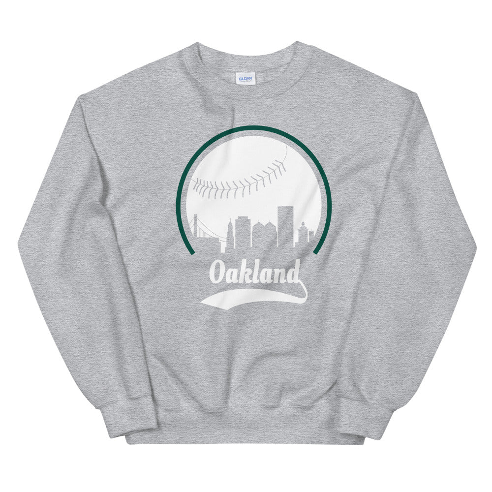 Unisex Oakland Athletics Baseball Crewneck Sweatshirt