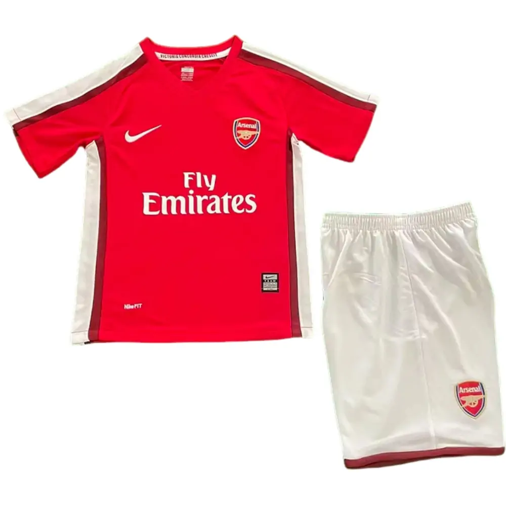2008-10 Arsenal Home Retro Children's Jersey Set - Fans Edition