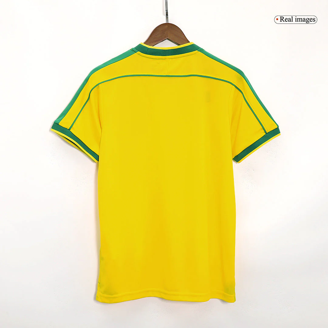 Brazil 1998 Home Retro Football Jersey