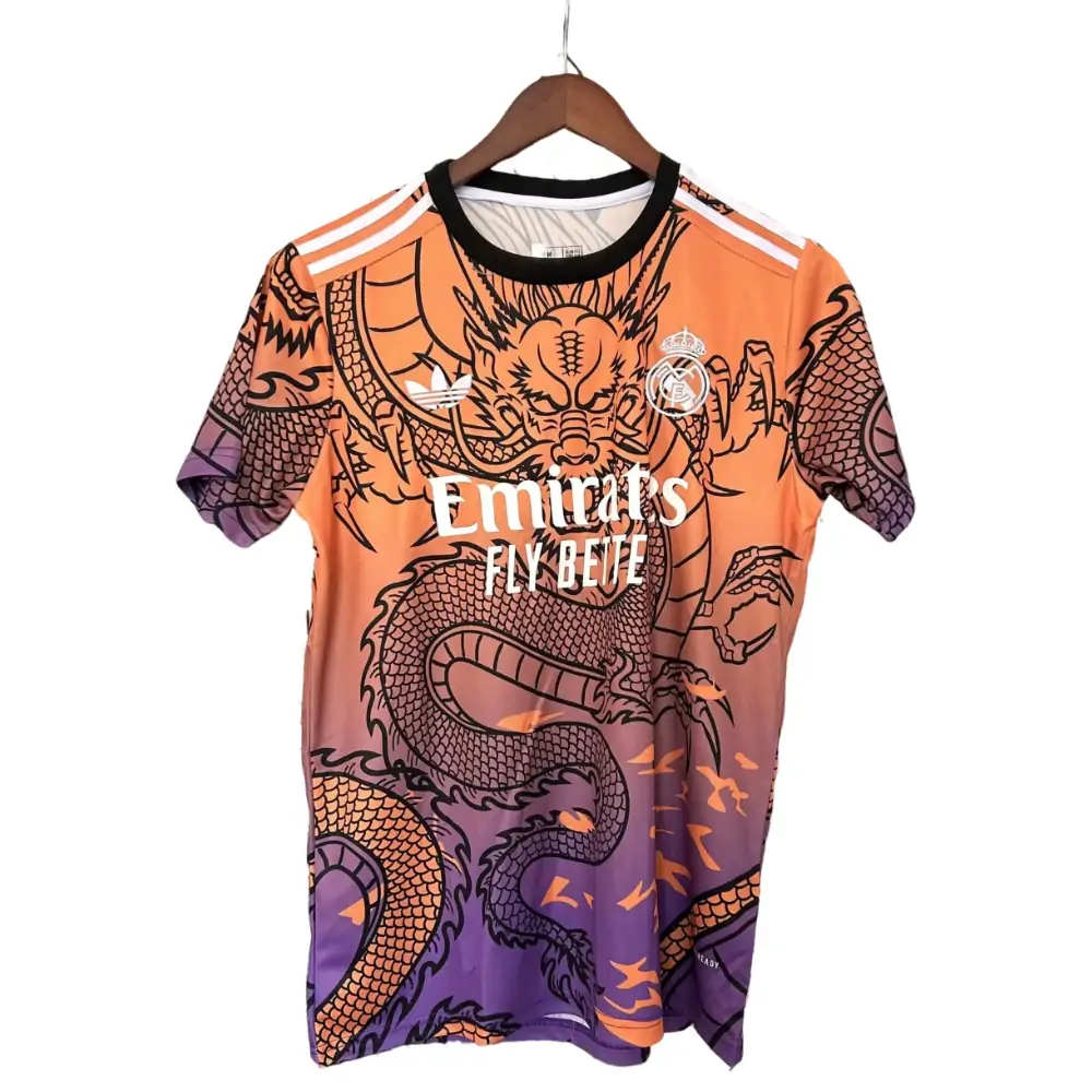 2025-26 Real Madrid Dragon Orange Special Edition - Jersey - Fan Edition