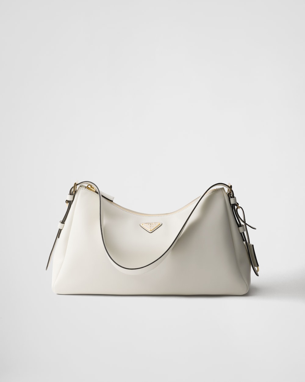 Aim??e Large Leather Shoulder Bag
