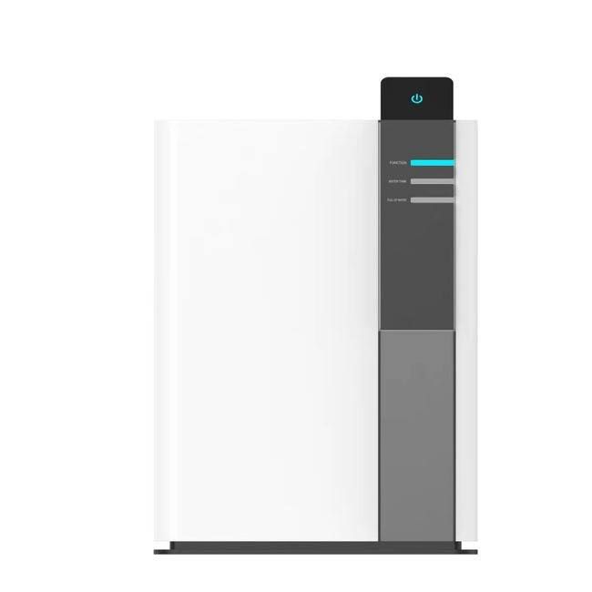 Deshumidificador potente y silencioso para el hogar blanco modo sueño a 38 dB