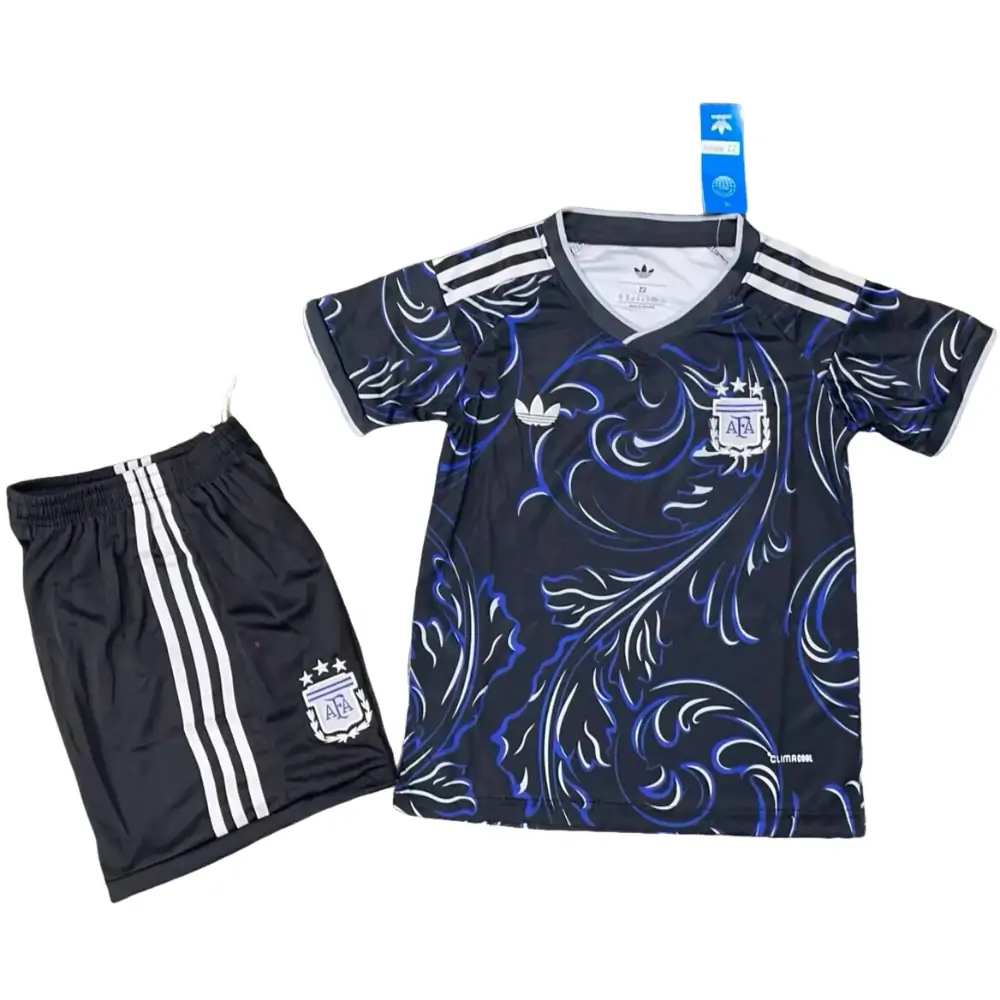 2026 World Cup Argentina Away Jersey Children's Set - Fans Edition