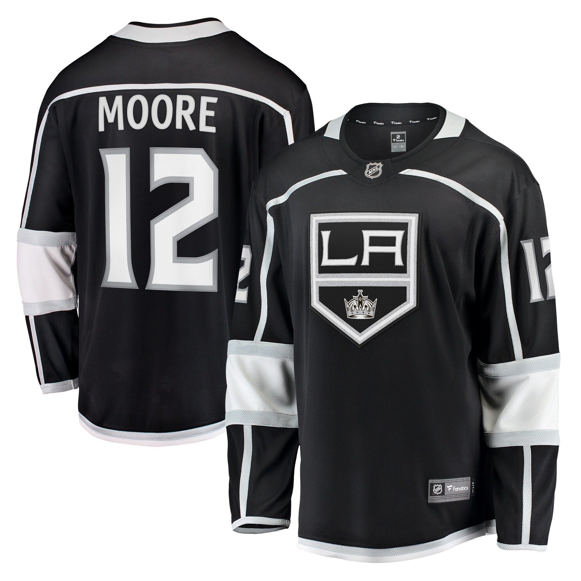 Trevor Moore Los Angeles Kings Fanatics Home Breakaway   Jersey – Black