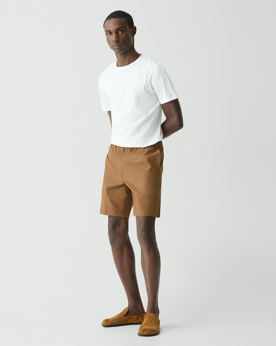 Drawstring Short in Cotton-Blend