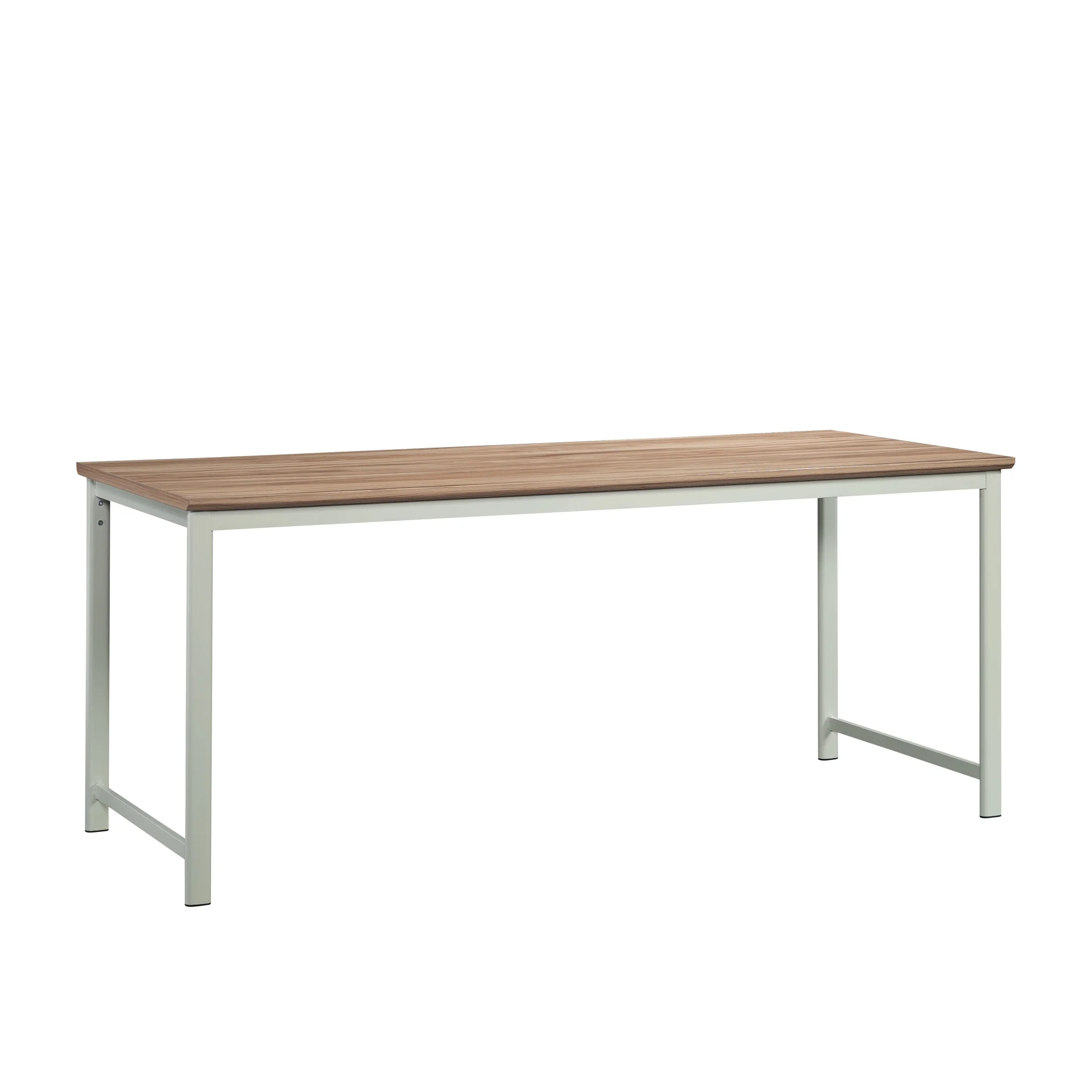 Sauder Bergen Circle Table Desk, Kiln Acacia Finish