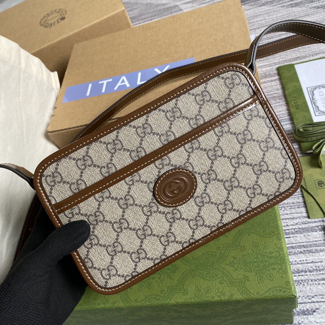 Gucci Classic Canvas Box Bag Handbag