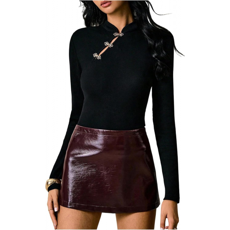 Women's Long Sleeve Cheongsam Top