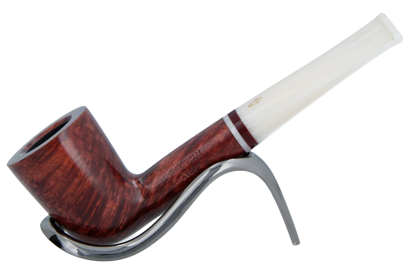 Savinelli Avorio Smooth Burgundy 409 - 6mm Briar Pipe