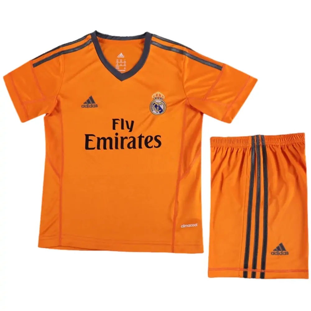 2013-14 Real Madrid Second Away Match Retro Children's Jersey Set - Fans Edition