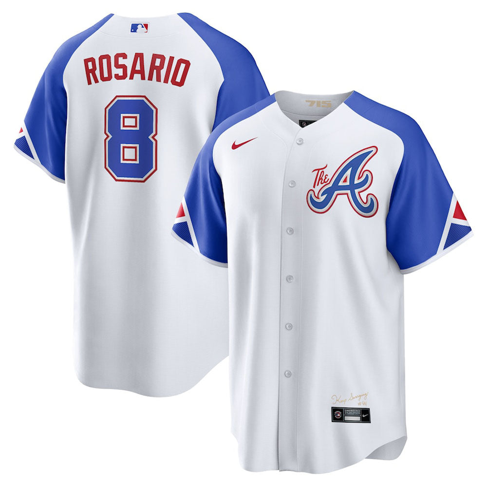 Men's Atlanta Braves Eddie Rosario 2023 City Connect Replica Jersey - White