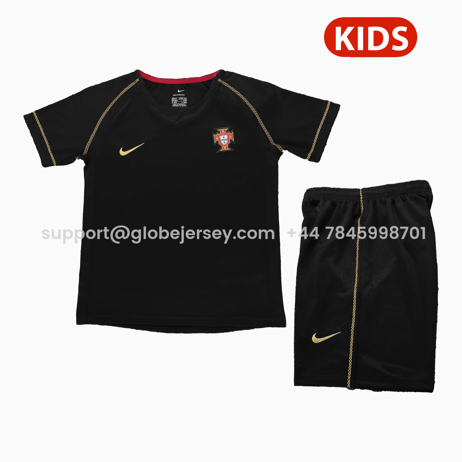 Retro Portugal 2006 Away Kids Kit