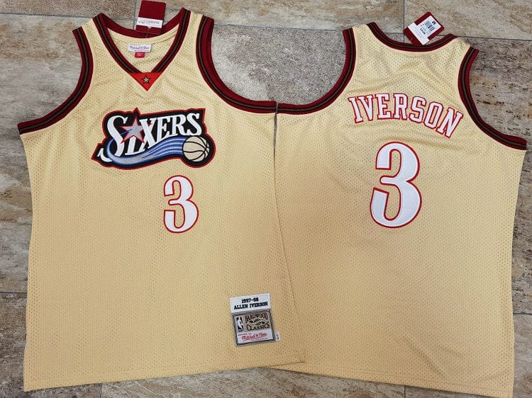 Allen Iverson Philadelphia 76ers Throwback Jersey