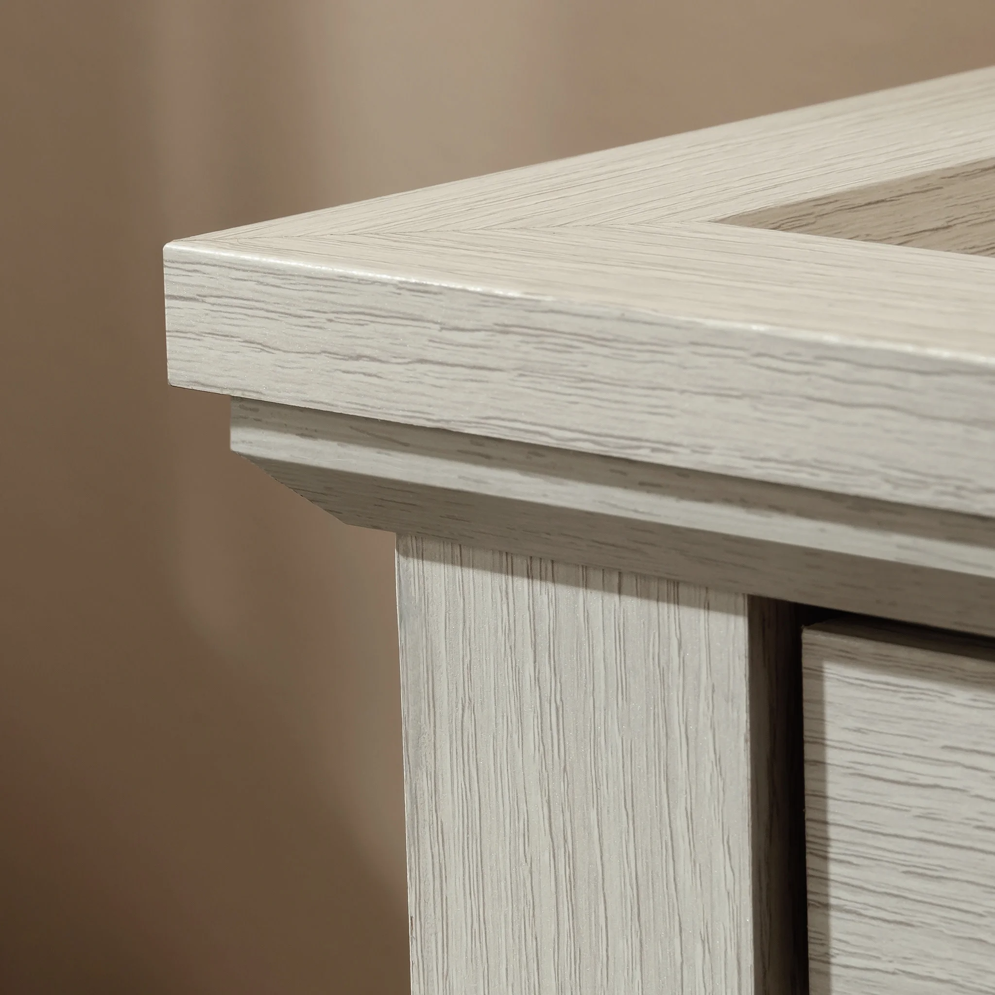 Sauder Larkin Ledge Desk, Glacier Oak Finish