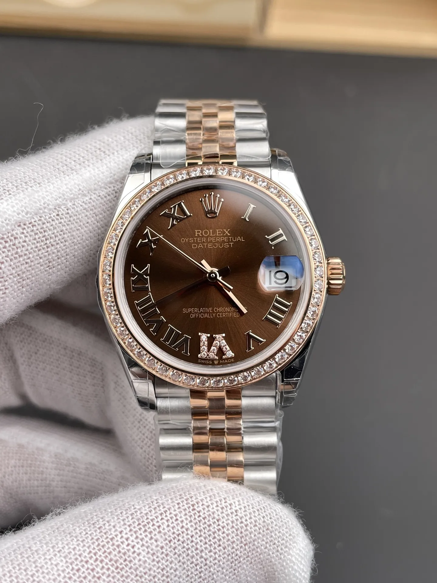 Rolex Datejust Rose Gold Ladies 31mm