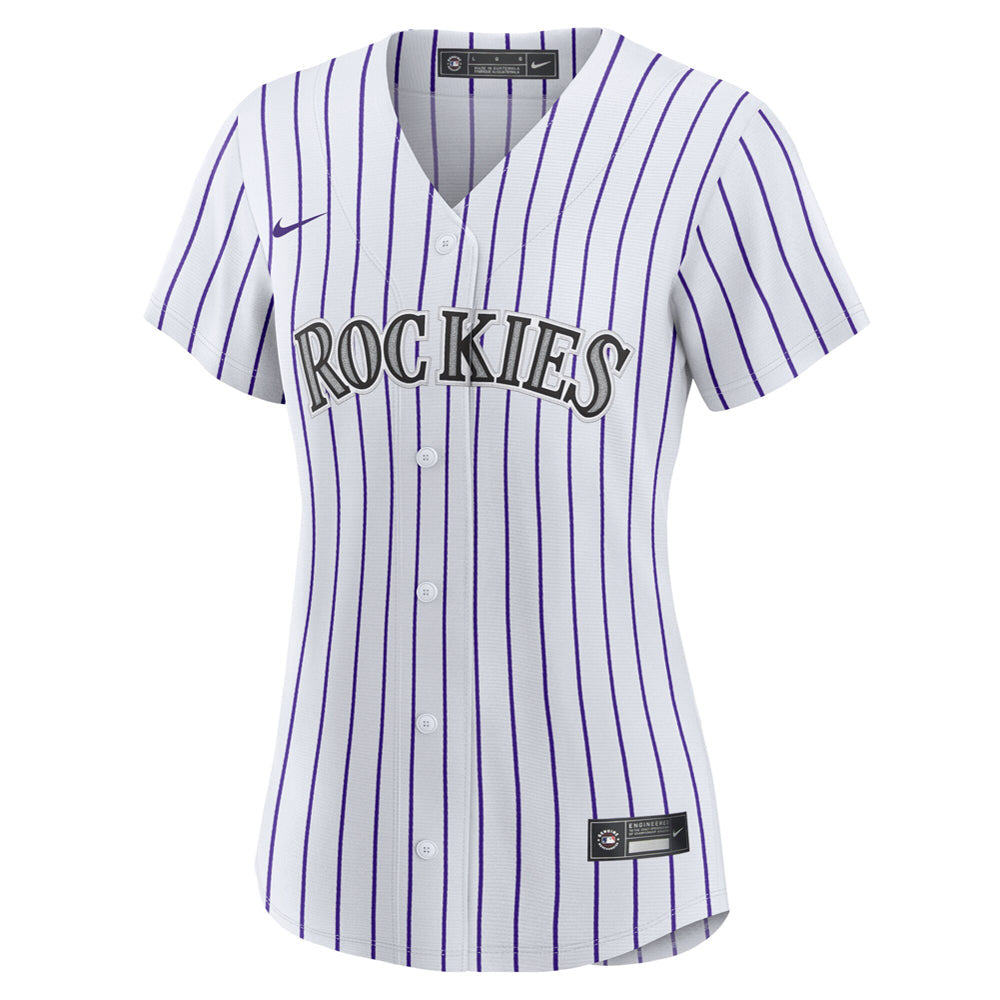 Women's Colorado Rockies Kris Bryant Player Jersey - White/Purple