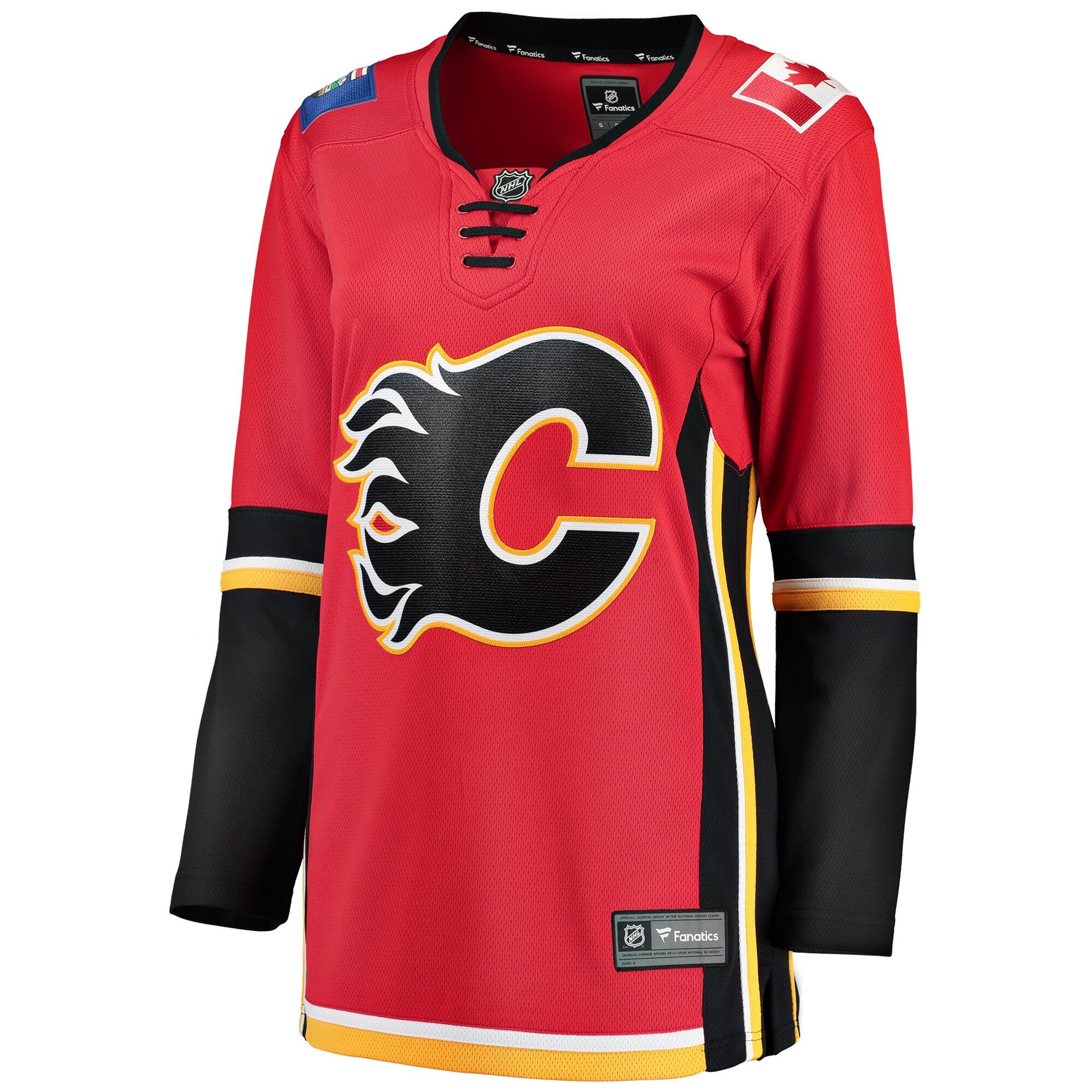 Calgary Flames Fanatics Women’s Premier Breakaway Alternate Jersey – Red/Black