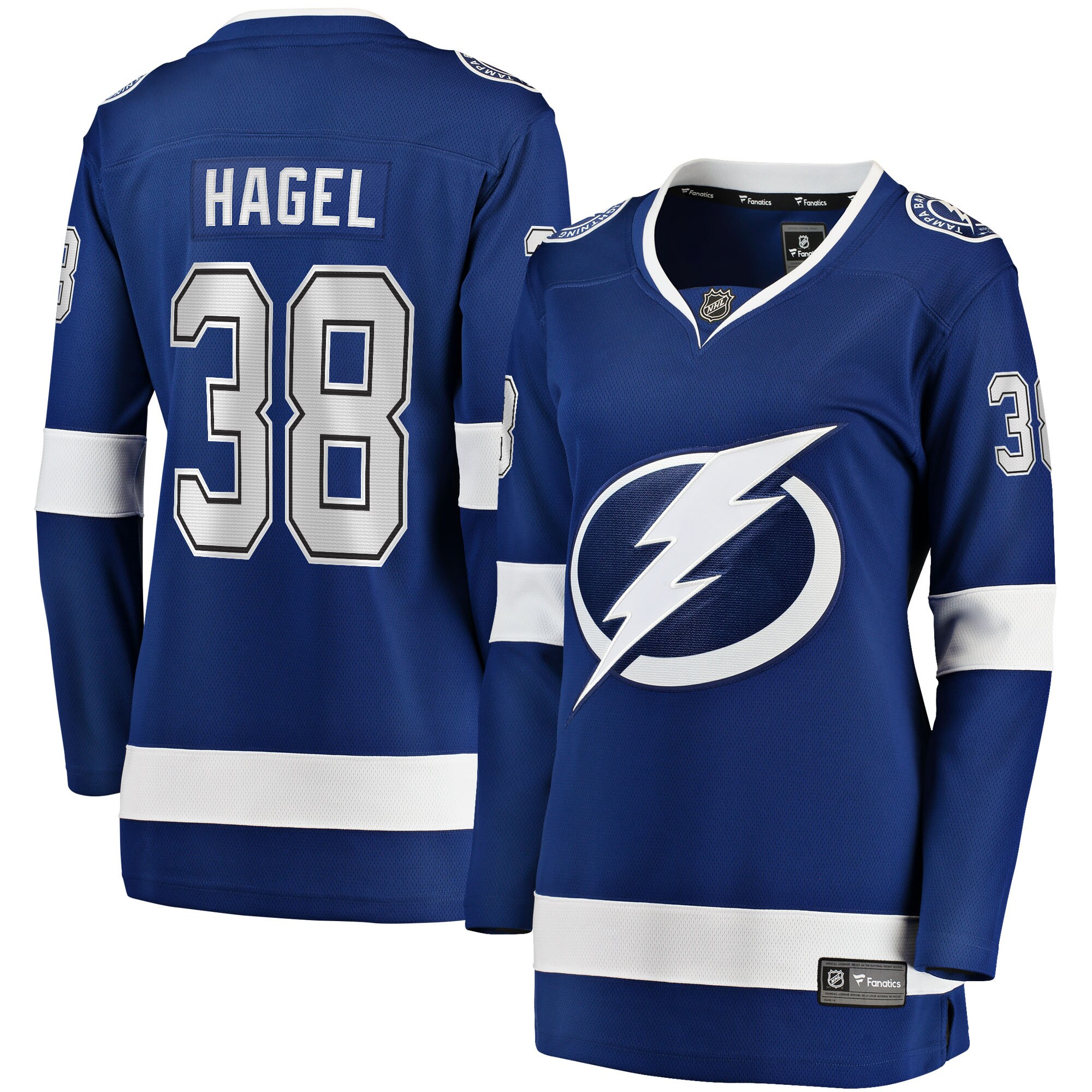 Brandon Hagel Tampa Bay Lightning Fanatics Women’s Home Breakaway   Jersey – Blue