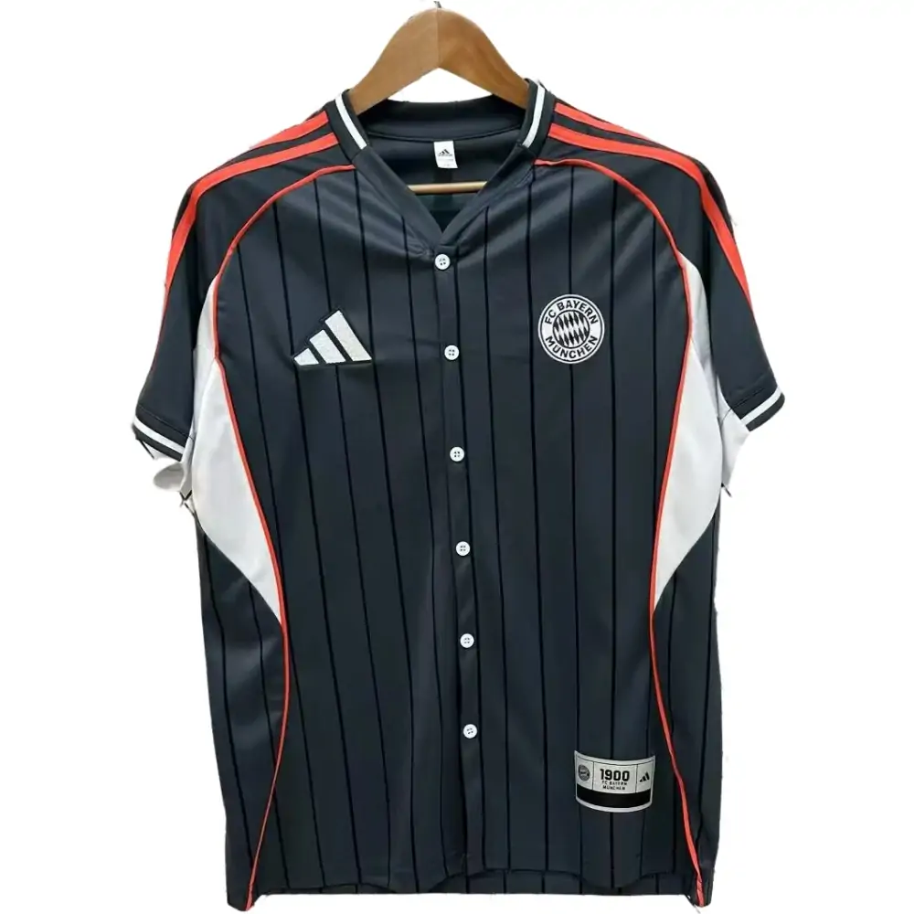 25-26 Bayern baseball uniform gray jersey