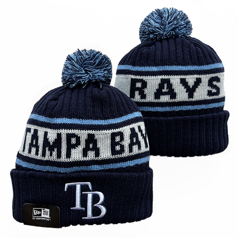 Tampa Bay Rays Cuffed Knit Hat with Pom