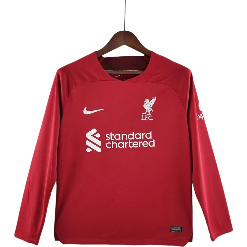 2022/2023 Long Sleeve Liverpool Home Football Shirt 1:1 Thai Quality