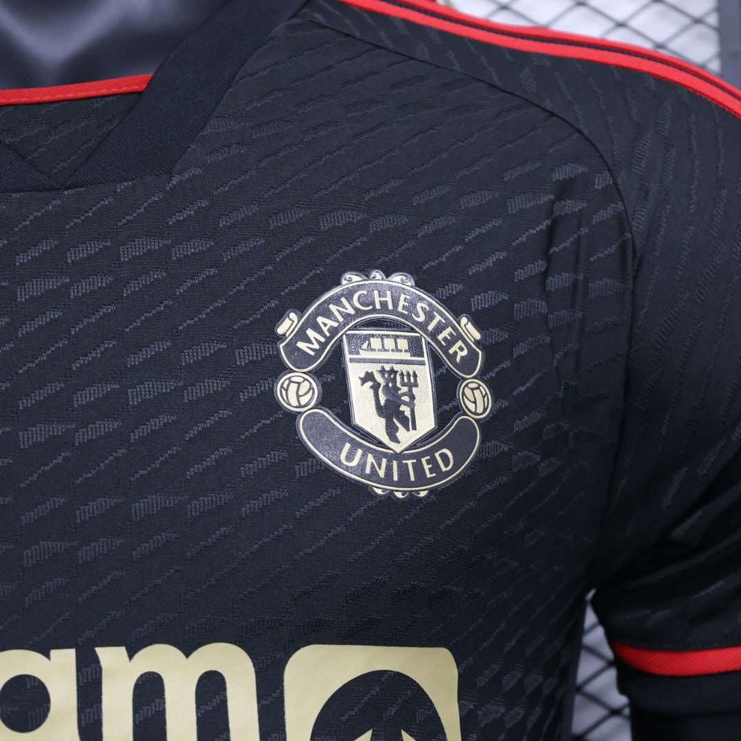 2023/2024 Player Version Manchester United Special Edition Black Football Shirt 1:1 Thai Quality