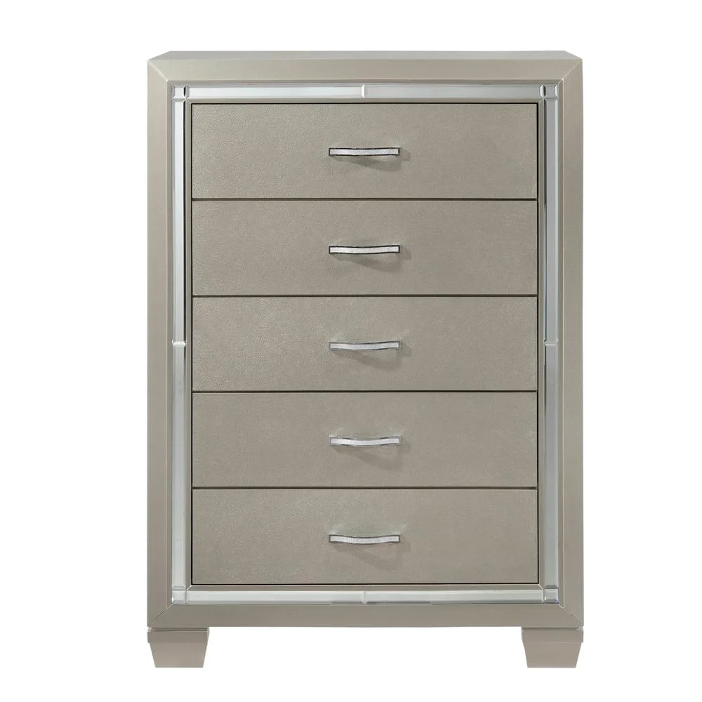 Picket House Furnishings Glamour 4 Piece Full Panel Bedroom Set