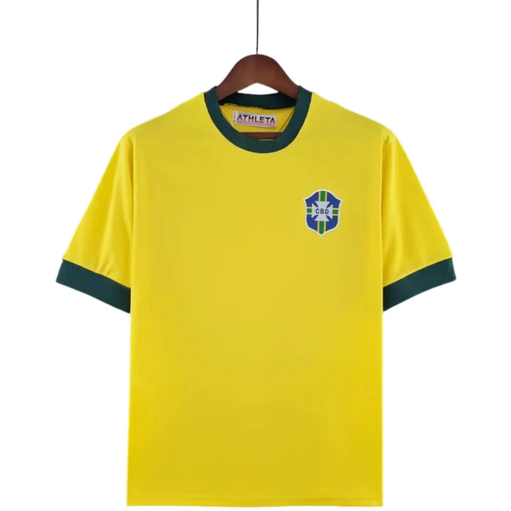 1970 Retro Brazil Home Soccer Jersey - Fans Edition