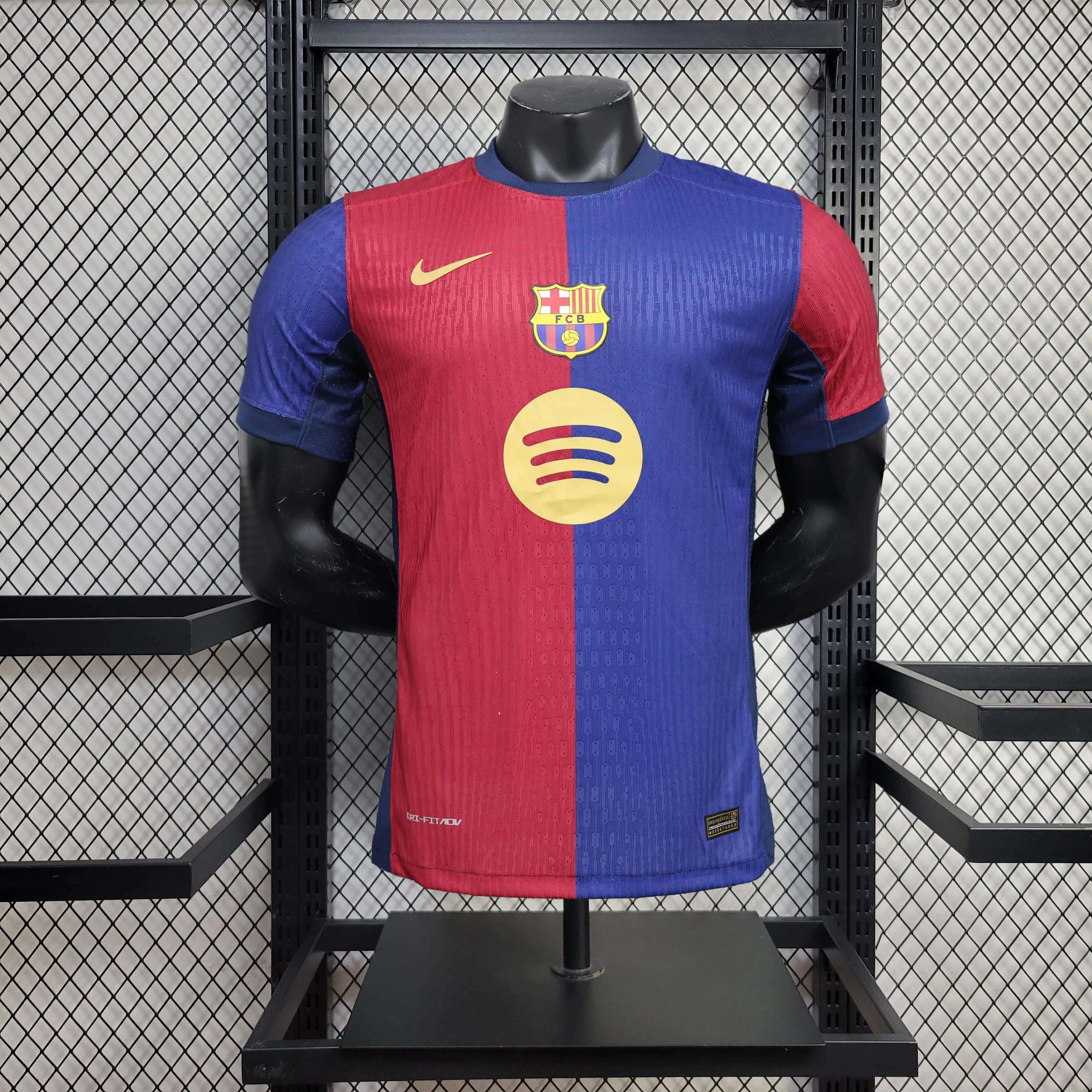2024/2025 Player Version Barcelona Home Football Shirt 1:1 Thai Quality