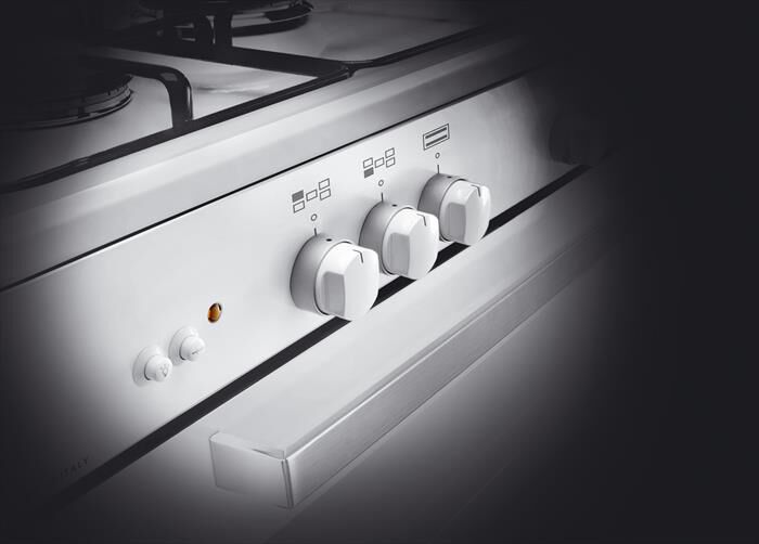 GLEM GAS - Cucina a gas AS854GX Classe A-Bianco