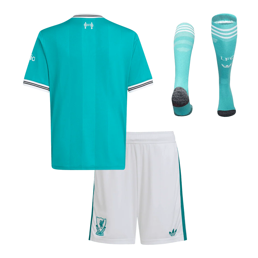 Kid's Liverpool Third Away Full Kit - Jersey+Shorts+Socks 2025/26