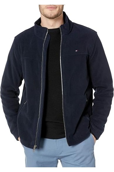 Men's Classic Zip Front Polar Fleece Jacket