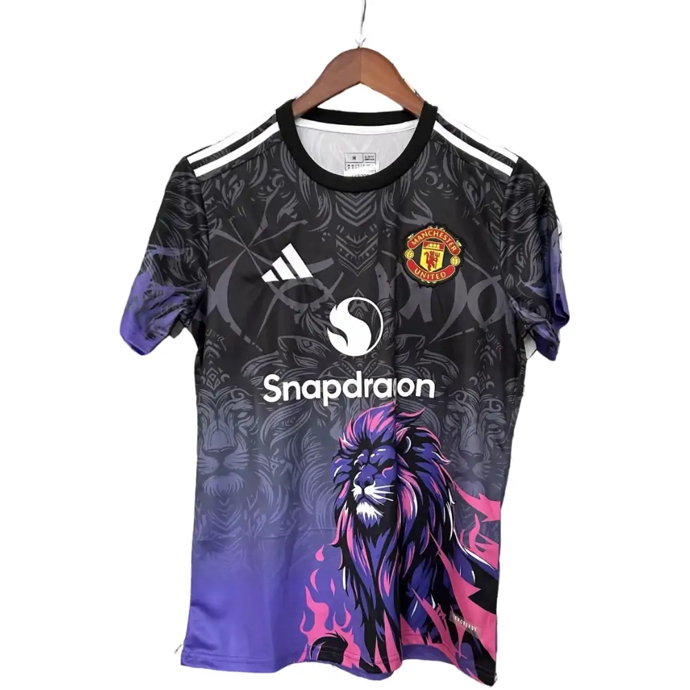 2025-26 Manchester United Lions Black and Purple Special Edition - Jersey - Fan Edition