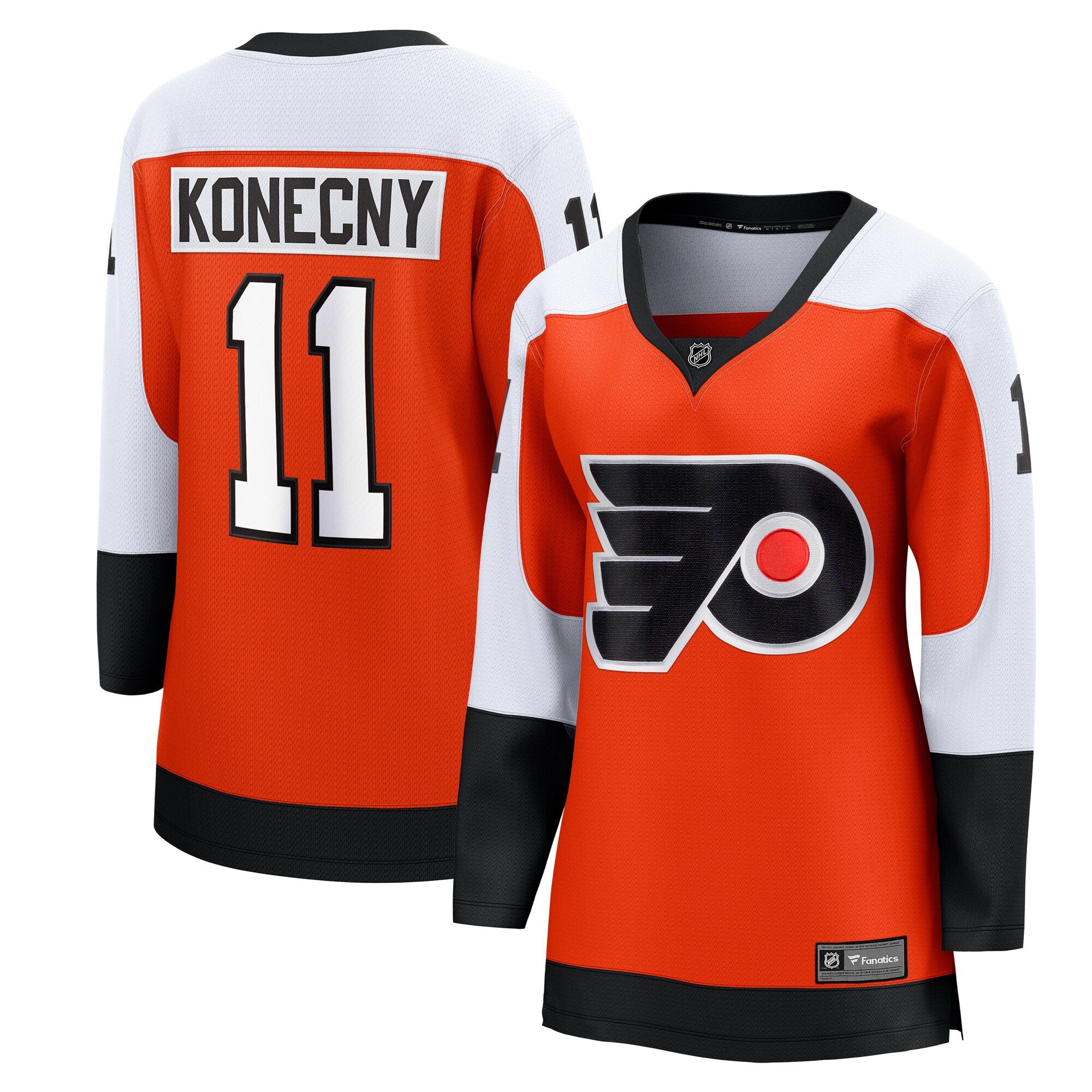 Travis Konecny Philadelphia Flyers Fanatics Women’s Home Breakaway   Jersey – Orange