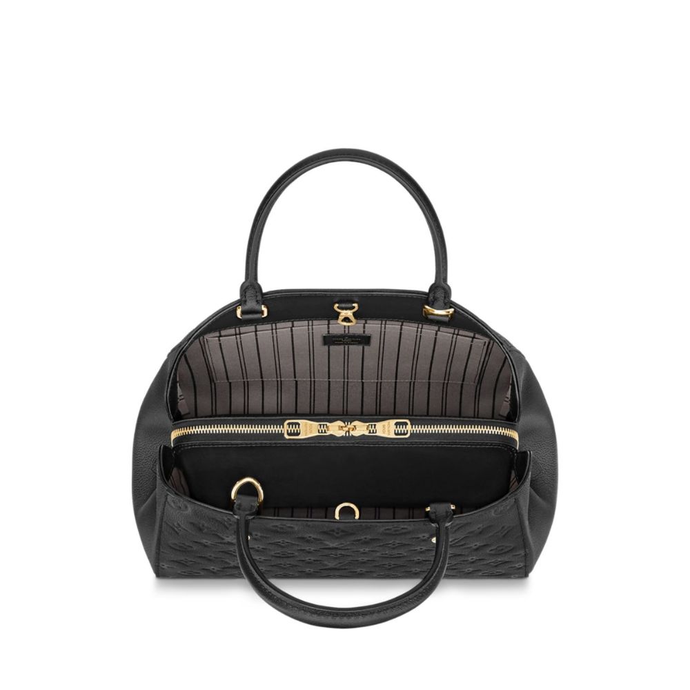 Louis Vuitton Montaigne MM Monogram Empreinte Black 13 Inches M41048