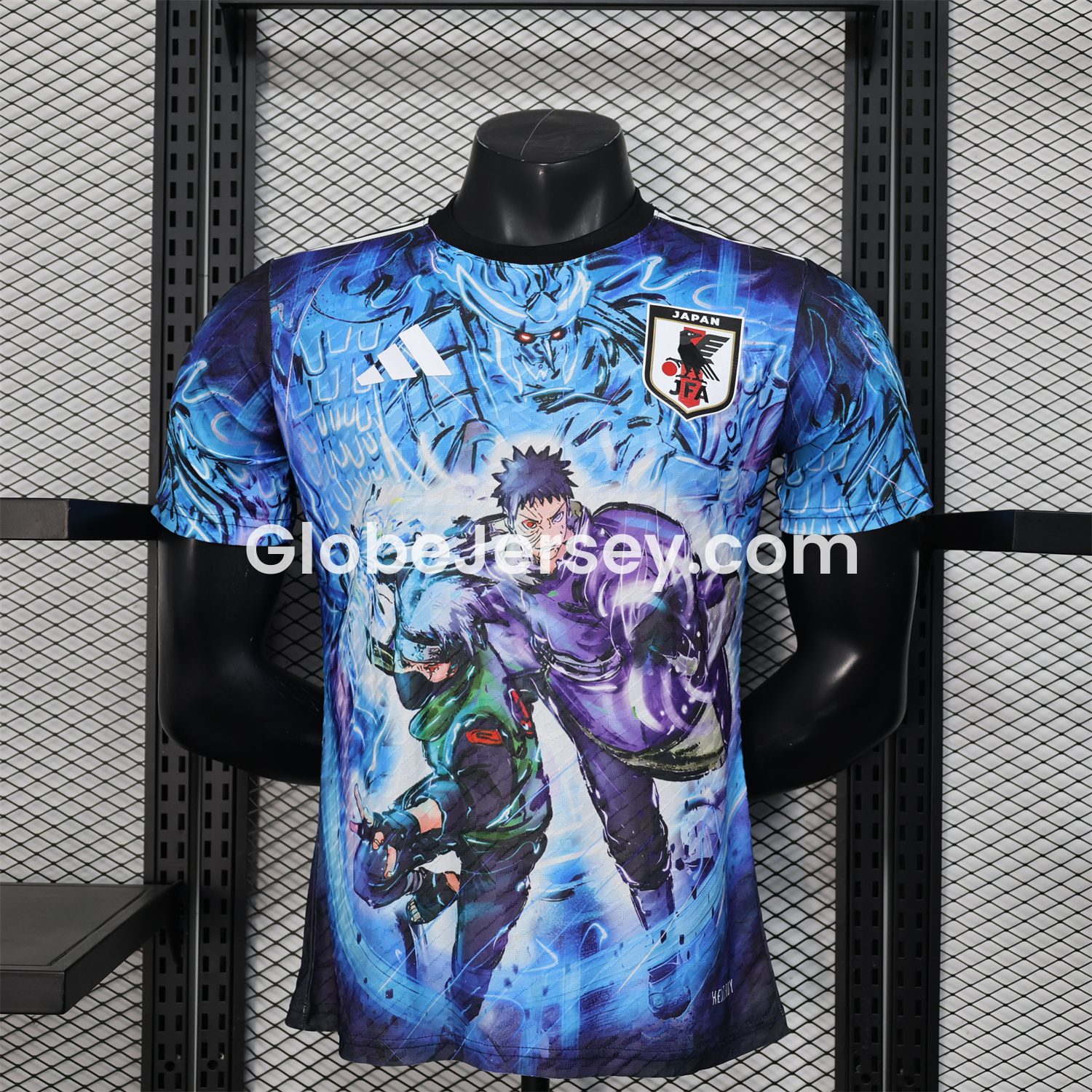 Japan 25-26 Kakashi and Obito Blue Special Jersey - Player Version