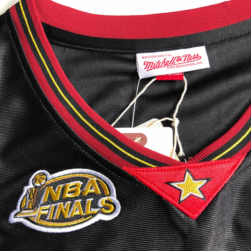 Mercerized Black #3 Allen Iverson 2000-01 Season AU Full Embroidery