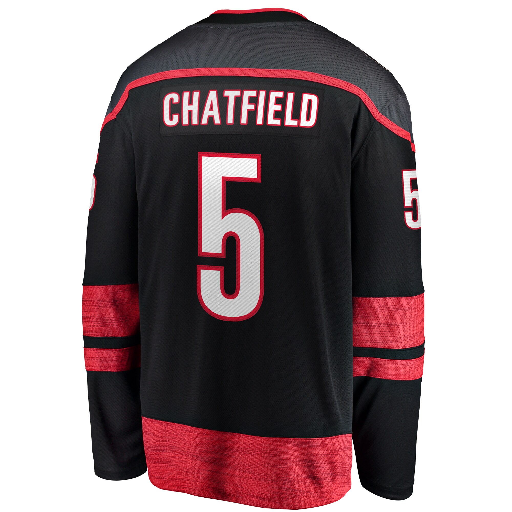 Jalen Chatfield Carolina Hurricanes Fanatics Home Premier Breakaway   Jersey – Black