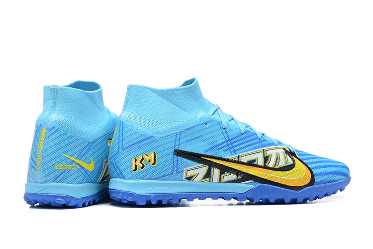 Assassin 15th generation high-top fully knitted waterproof MD air cushion grass spike football shoes