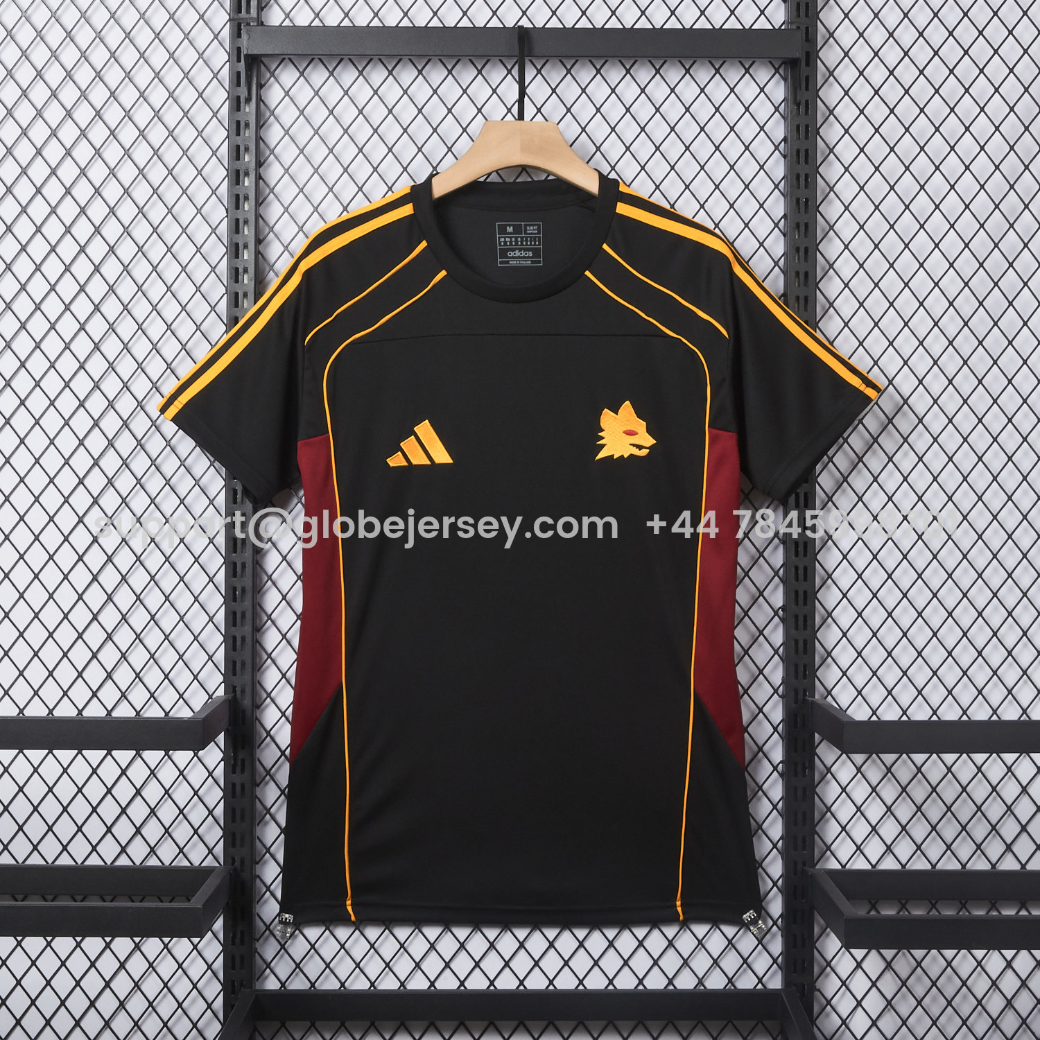 AS Roma 25-26 Travel Special Black Jersey - Fans Version