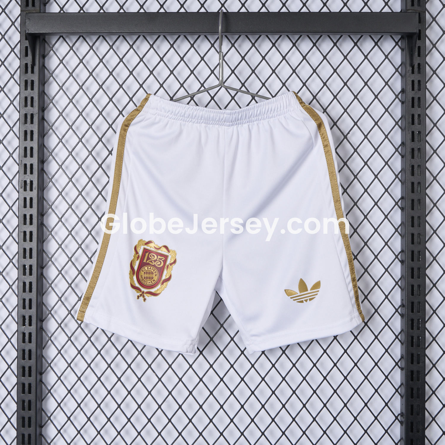 Bayern Munich 2025 White 125th Anniversary Shorts - Fans Version