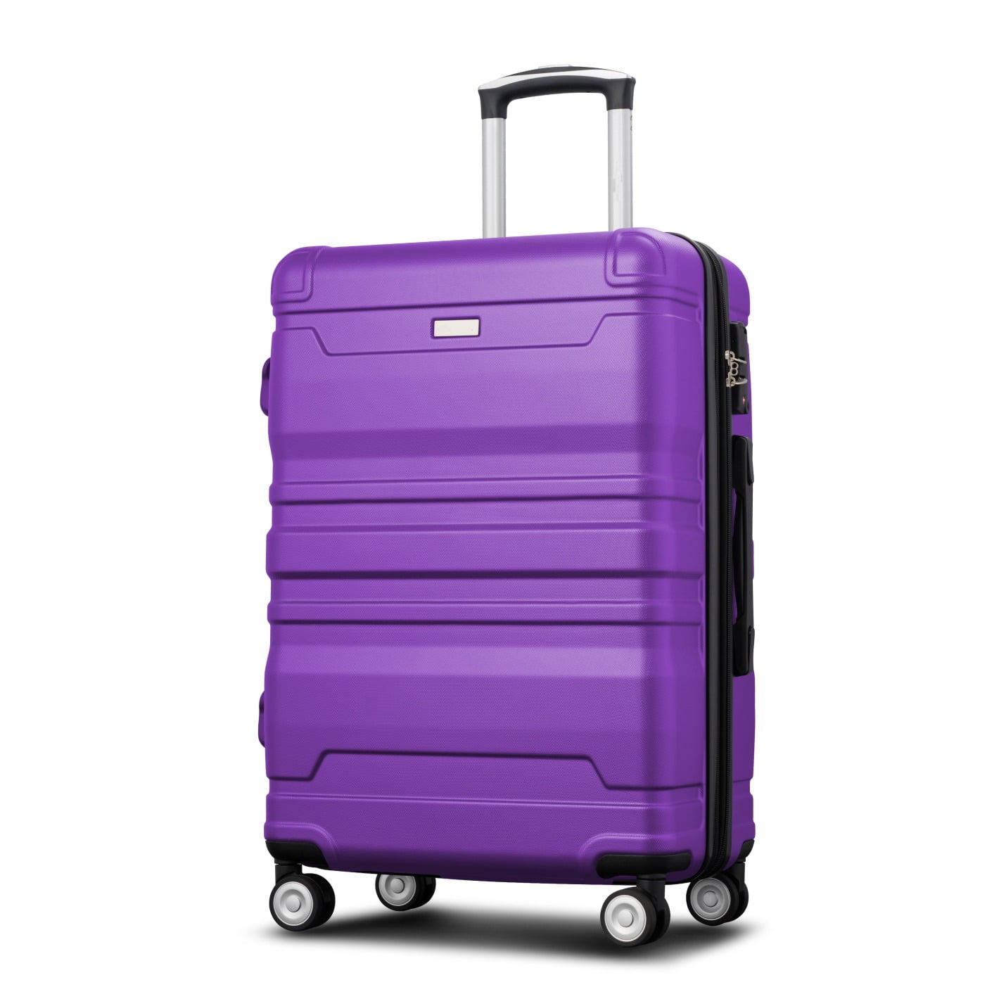 Luggage Sets New Model Expandable ABS Hardshell 3pcs Clearance Luggage Hardside Lightweight Durable Suitcase sets Spinner Wheels Suitcase with TSA Lock 20''24''28''(blue and brown)