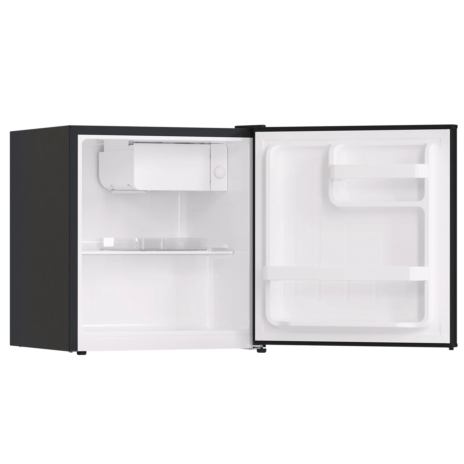 1.7 Cubic Feet Freestanding Mini Fridge Compact refrigerator black