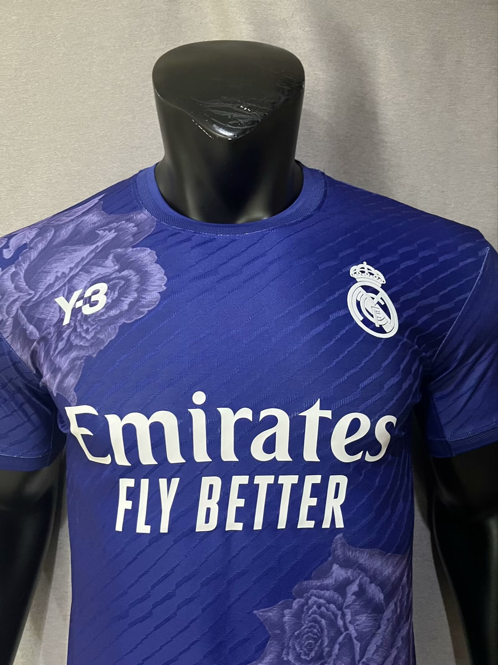 2024-25 Player Edition Real Madrid Y3 Purple Joint Jersey
