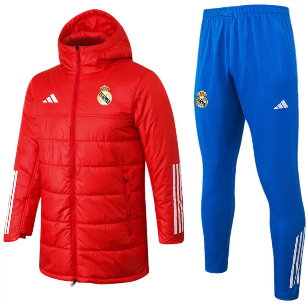 2025-26 Real Madrid Winter Suit Cotton Jacket - Adult Set