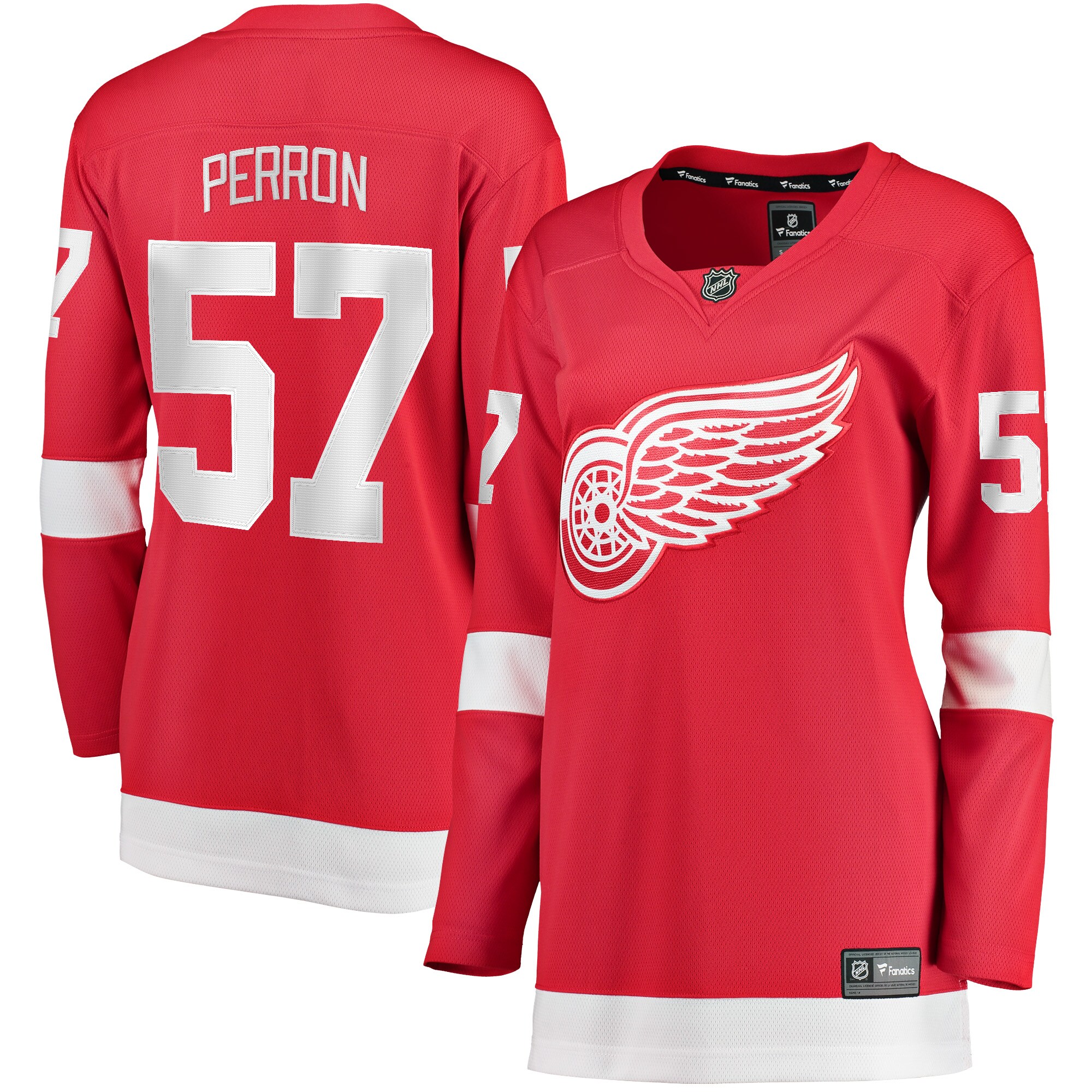 David Perron Detroit Red Wings Fanatics Women’s Home Breakaway   Jersey – Red