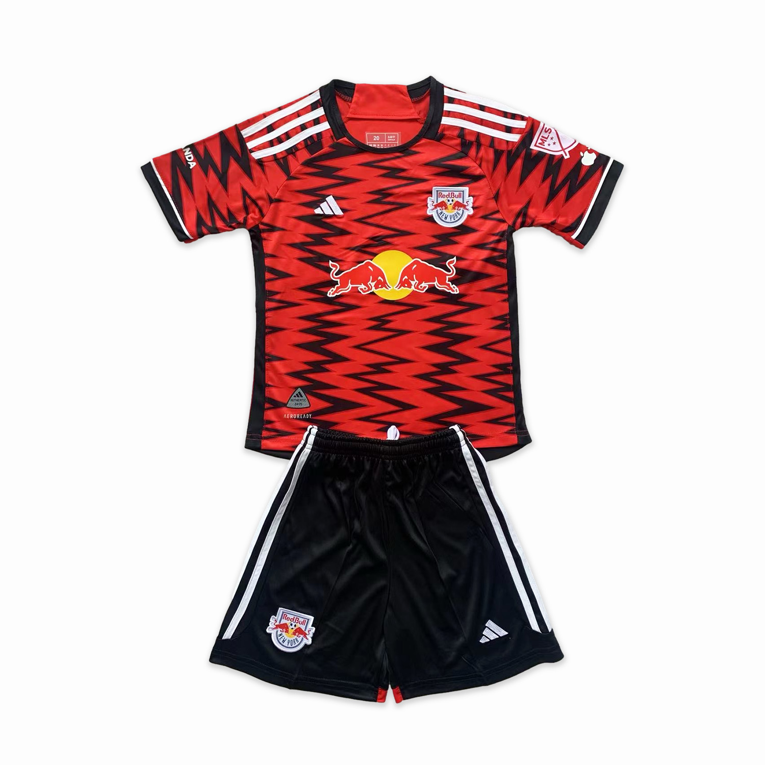 New York Red Bulls 2024 Away Men's Adult Jersey Set - Fans Version