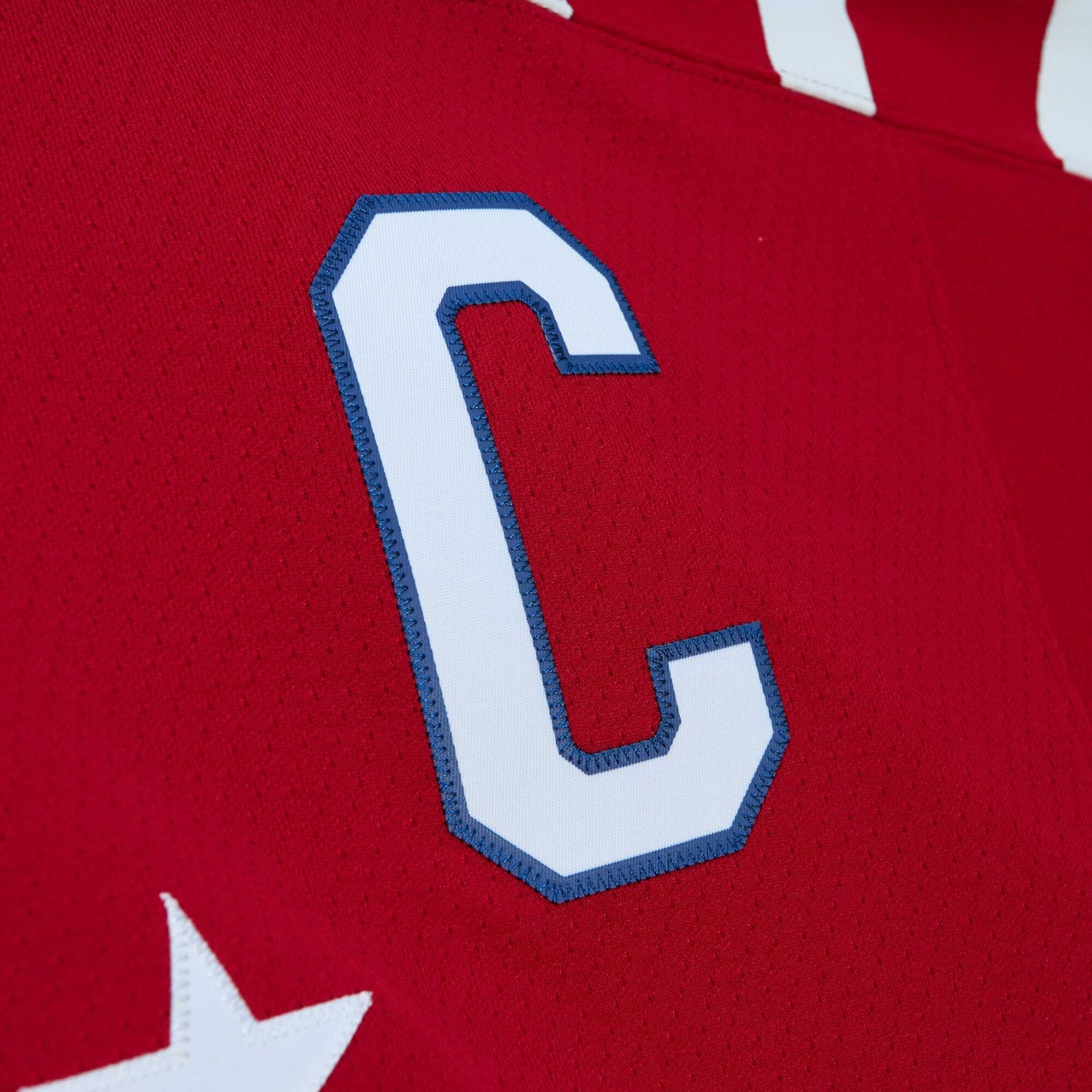 Alexander Ovechkin Washington Capitals Mitchell & Ness Captain Patch 2015 Winter Classic Blue Line   Jersey – Red